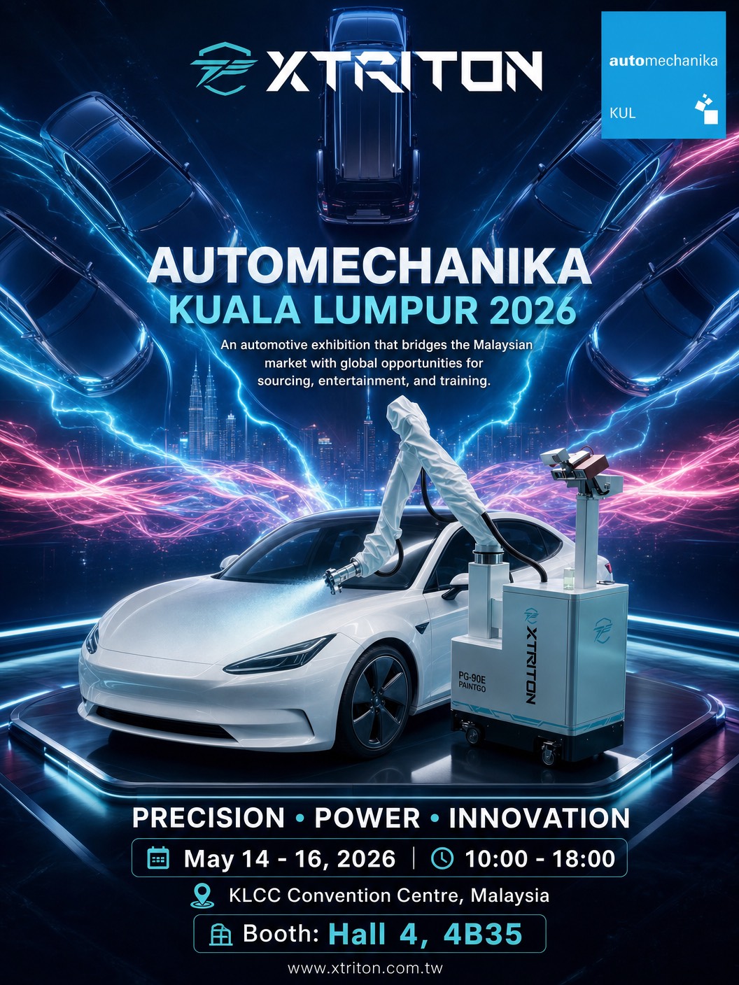 2026 XTRITON即將參展Automechanika Kuala Lumpur